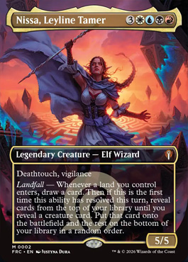 Nissa, Leyline Tamer - Reality Fracture MTG spoiler