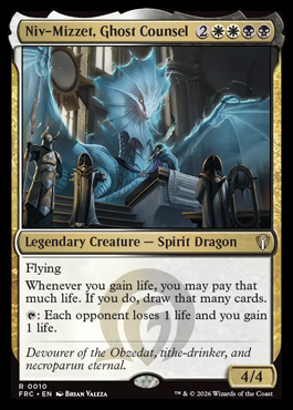Niv-Mizzet, Ghost Counsel - Reality Fracture MTG spoiler