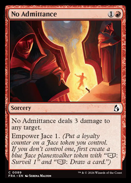 No Admittance - Reality Fracture MTG spoiler