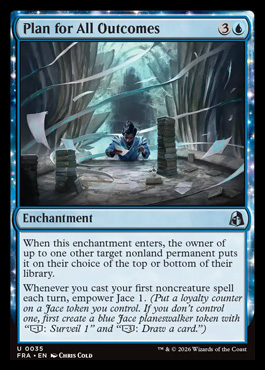 Plan for All Outcomes - Reality Fracture MTG spoiler
