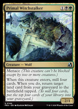 Primal Witchstalker - Reality Fracture MTG spoiler