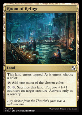 Room of Refuge - Reality Fracture MTG spoiler