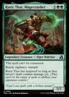 Ruric Thar, Magecrusher - Reality Fracture MTG spoiler