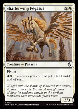 Shatterwing Pegasus - Reality Fracture MTG spoiler