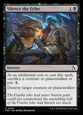 silencethecho - Reality Fracture MTG spoiler
