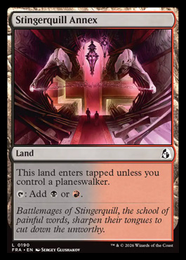 Stingerquill Annex - Reality Fracture MTG spoiler