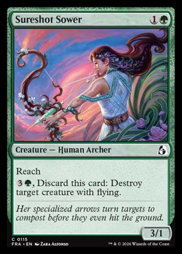 Sureshot Sower - Reality Fracture MTG spoiler