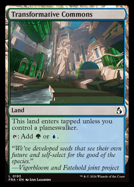 Transformative Commons - Reality Fracture MTG spoiler