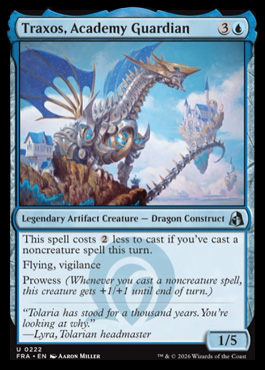 Traxos, Academy Guardian - Reality Fracture MTG spoiler