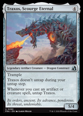 Traxos, Scourge Eternal - Reality Fracture MTG spoiler