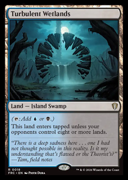 Turbulent Wetlands - Reality Fracture MTG spoiler