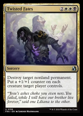 Twisted Fates - Reality Fracture MTG spoiler