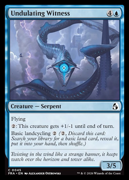 Undulating Witness - Reality Fracture MTG spoiler