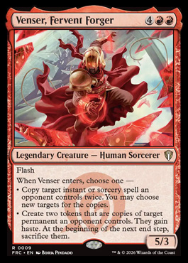 Venser, Fervent Forger - Reality Fracture MTG spoiler