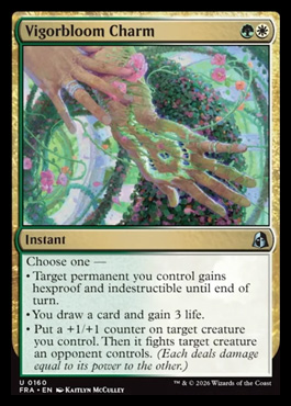 Vigorbloom Charm - Reality Fracture MTG spoiler