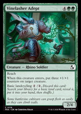 Vinelasher Adept - Reality Fracture MTG spoiler