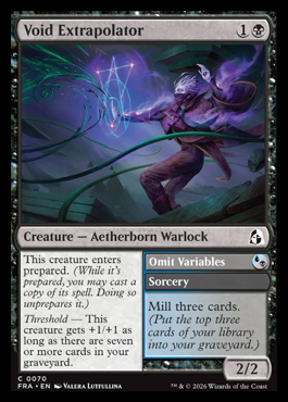 voidextrapolator - Reality Fracture MTG spoiler