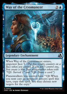 Way of the Cryomancer - Reality Fracture MTG spoiler