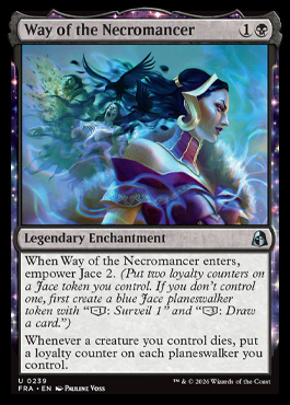 Way of the Necromancer - Reality Fracture MTG spoiler