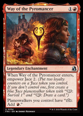 Way of the Pyromancer - Reality Fracture MTG spoiler