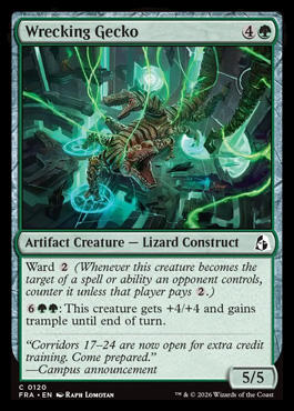 Wrecking Gecko - Reality Fracture MTG spoiler