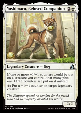 Yoshimaru, Beloved Companion - Reality Fracture MTG spoiler