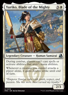 Yuriko, Blade of the Mighty - Reality Fracture MTG spoiler