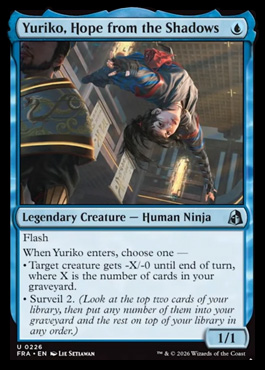 Yuriko, Hope from the Shadows - Reality Fracture MTG spoiler