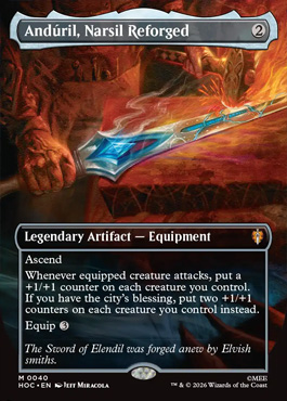 andurilnarsilreforged - The Hobbit MTG spoiler
