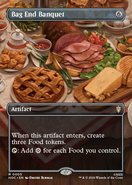 Bag End Banquet - The Hobbit MTG spoiler