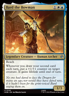Bard the Bowman - The Hobbit MTG spoiler