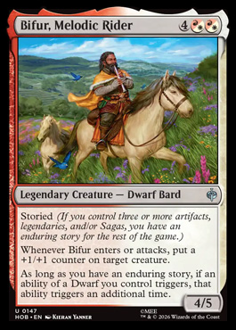 Bifur, Melodic Rider - The Hobbit MTG spoiler