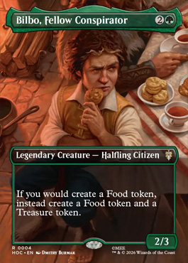 Bilbo, Fellow Conspirator - The Hobbit MTG spoiler