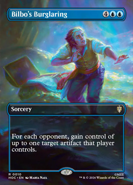 Bilbo's Burglaring - The Hobbit MTG spoiler