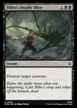bilbosdeadlyslice - The Hobbit MTG spoiler