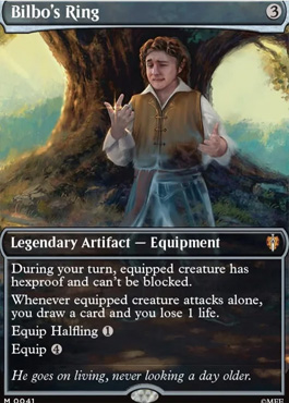 Bilbo's Ring - The Hobbit MTG spoiler