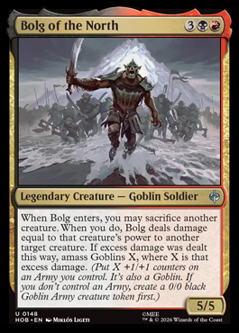 Bolg of the North - The Hobbit MTG spoiler