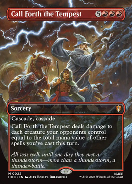 Call Forth the Tempest - The Hobbit MTG spoiler