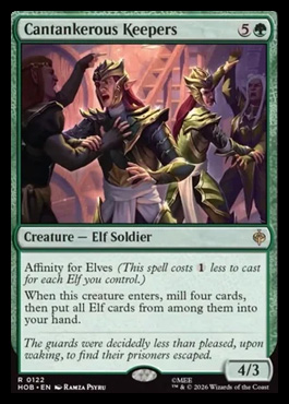 Cantankerous Keepers - The Hobbit MTG spoiler