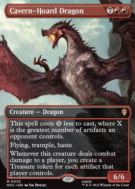 Cavern-Hoard Dragon - The Hobbit MTG spoiler