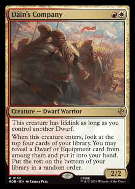 dainscompany - The Hobbit MTG spoiler