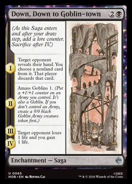 Down, Down to Goblin-town - The Hobbit MTG spoiler
