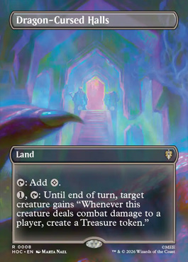 Dragon-Cursed Halls - The Hobbit MTG spoiler