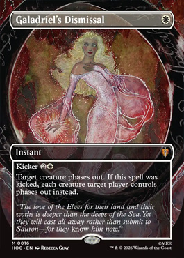 Galadriel's Dismissal - The Hobbit MTG spoiler