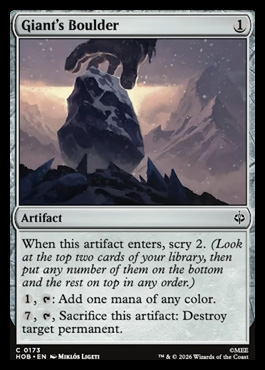 giantsboulder - The Hobbit MTG spoiler