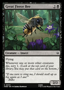 greatfiercebee - The Hobbit MTG spoiler