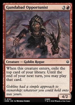 gundabadopportunist - The Hobbit MTG spoiler