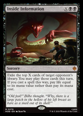 Inside Information - The Hobbit MTG spoiler