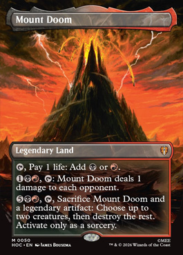 Mount Doom - The Hobbit MTG spoiler