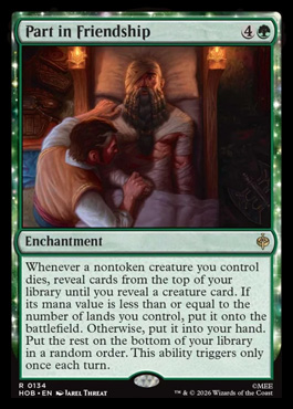 Part in Friendship - The Hobbit MTG spoiler